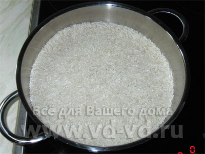 Рецепт рассыпчатого риса, рис на сковороде