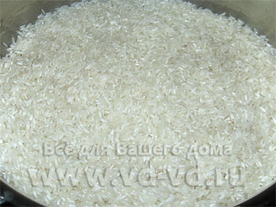 Рецепт рассыпчатого риса, смазанный маслом