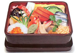 Разновидности суши. Тирасидзуси