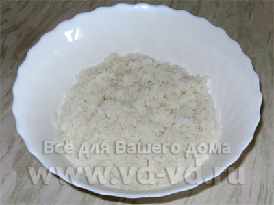 Рис для суши (суси) перемешанный с соусом