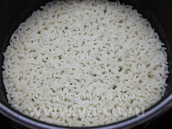 Готовый рассыпчатый рис в мультиварке