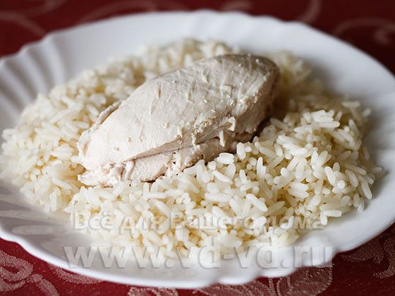 Курица с рисом в мультиварке