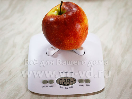 вес одного яблока