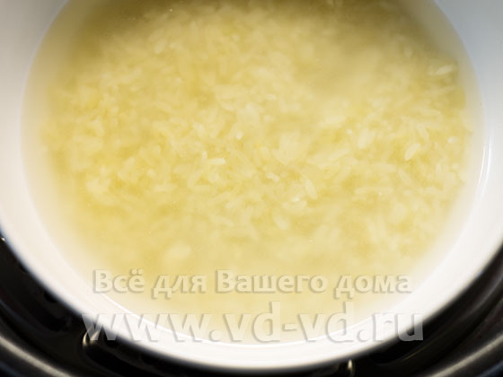 Сырой рис в мультиварке