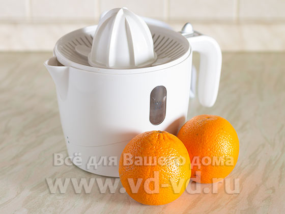 ингредиенты для сока из апельсинов