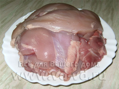 Куриное мясо отделённое от костей
